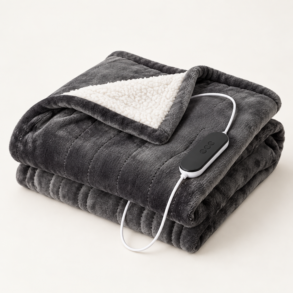 The Fireside — Sherpa-Lined Heated Throw