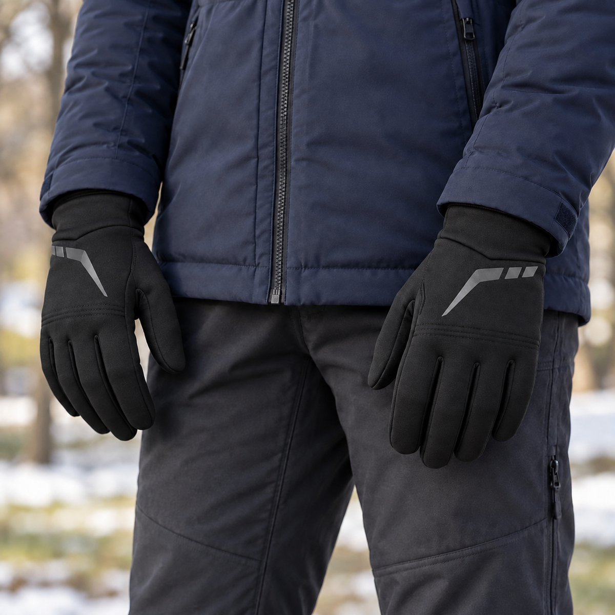 Rechargeable Heated Glove Liners – Touchscreen Tips & Batteries Included