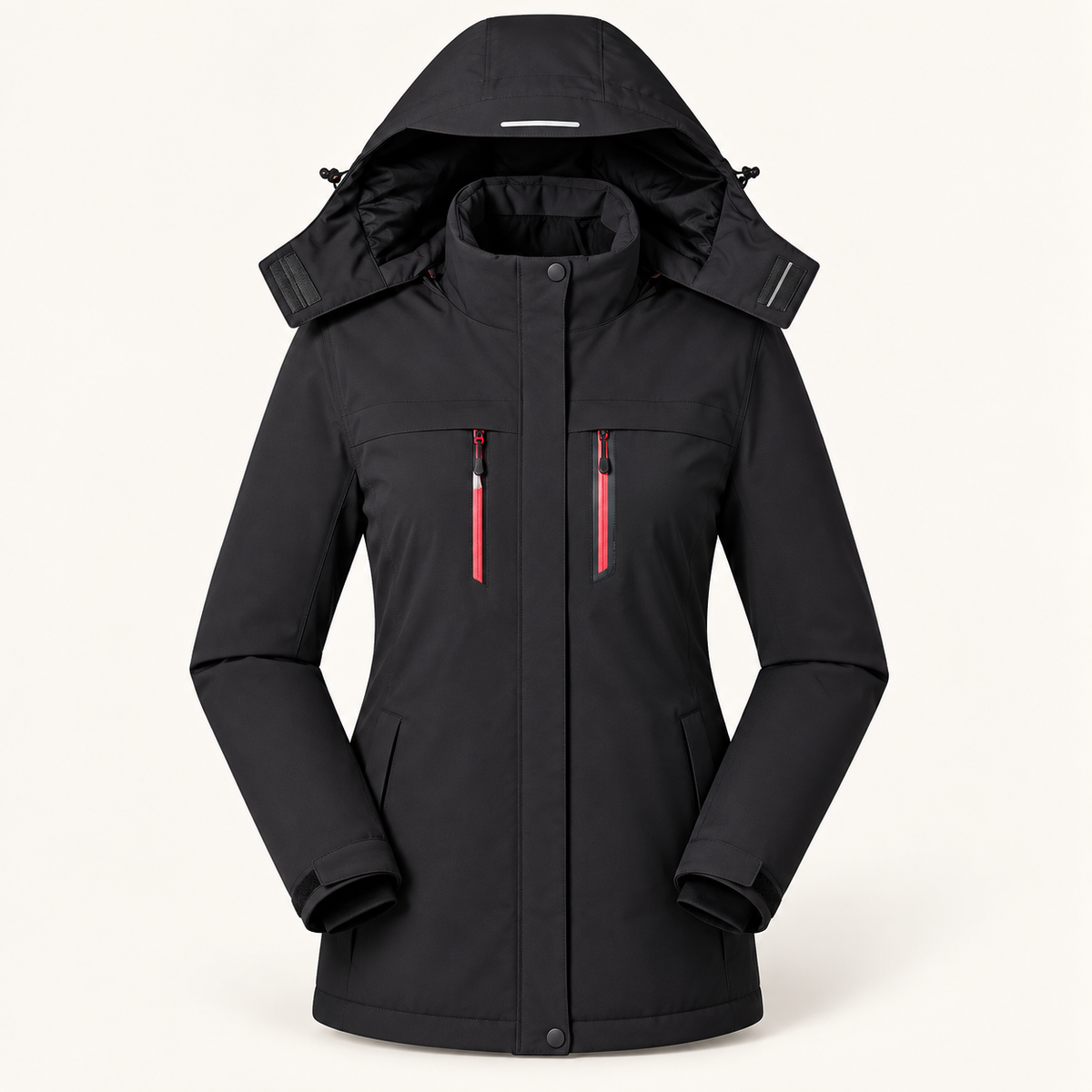 Women’s Heated Hooded Jacket – 10,000mAh Power Bank Included