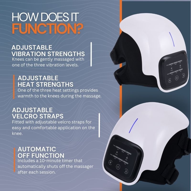 Knee Massager with Heat and Vibration — product view