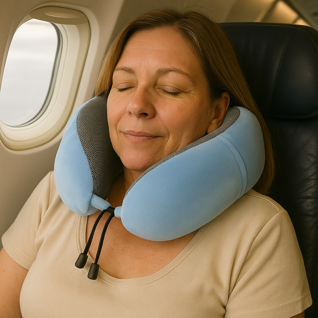 Memory Foam Travel Pillow – product view