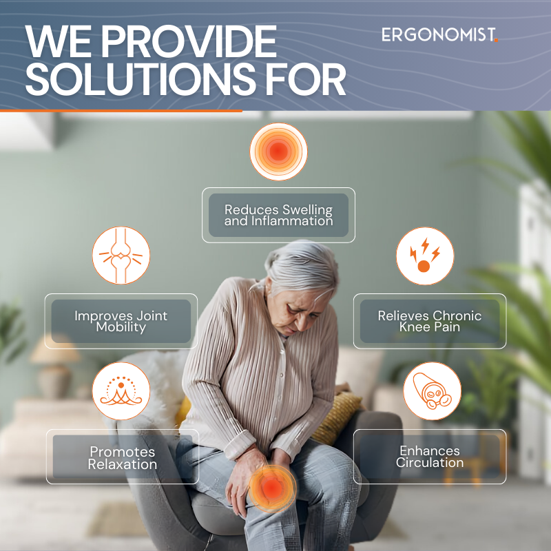 Knee Massager with Heat and Vibration — product view