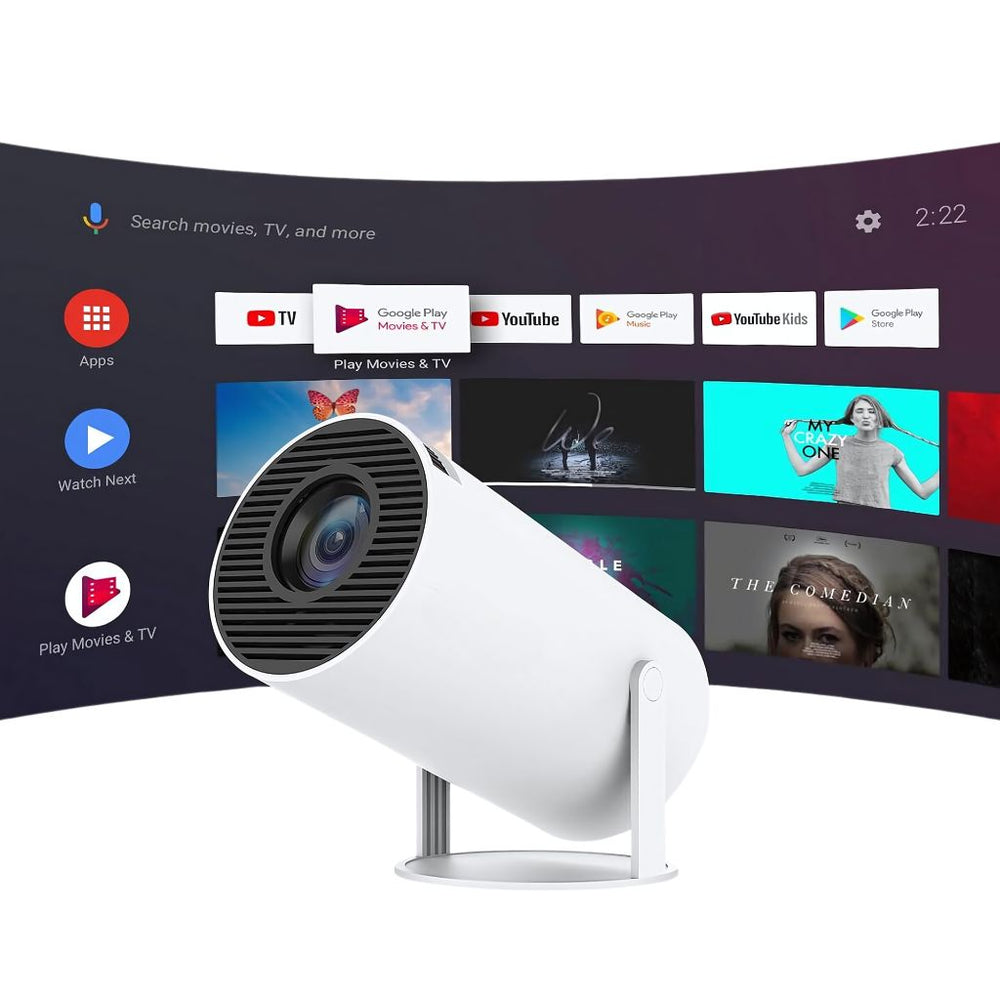 Portable Mini Projector with Wi-Fi and Bluetooth — product view