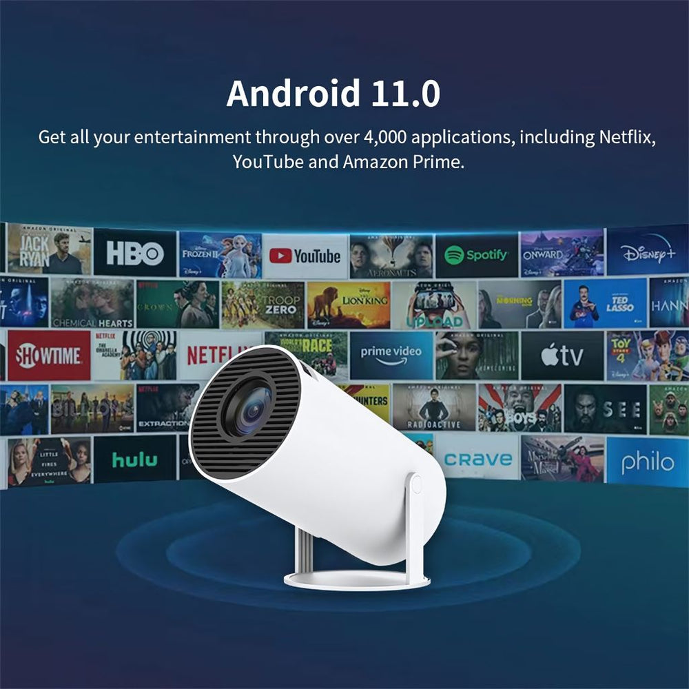 Portable Mini Projector with Wi-Fi and Bluetooth — product view