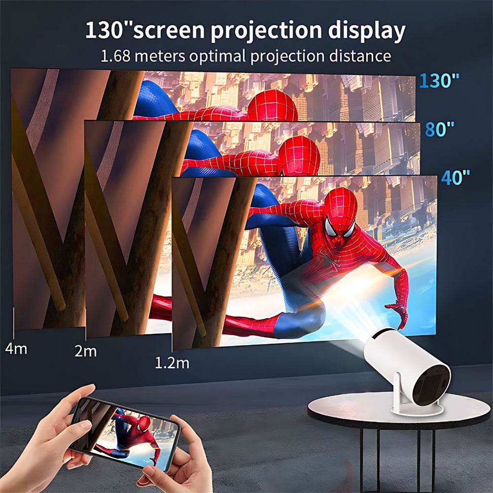 Portable Mini Projector with Wi-Fi and Bluetooth — product view