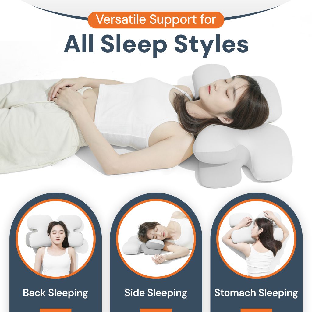 Contoured Memory Foam Neck Pillow – product view