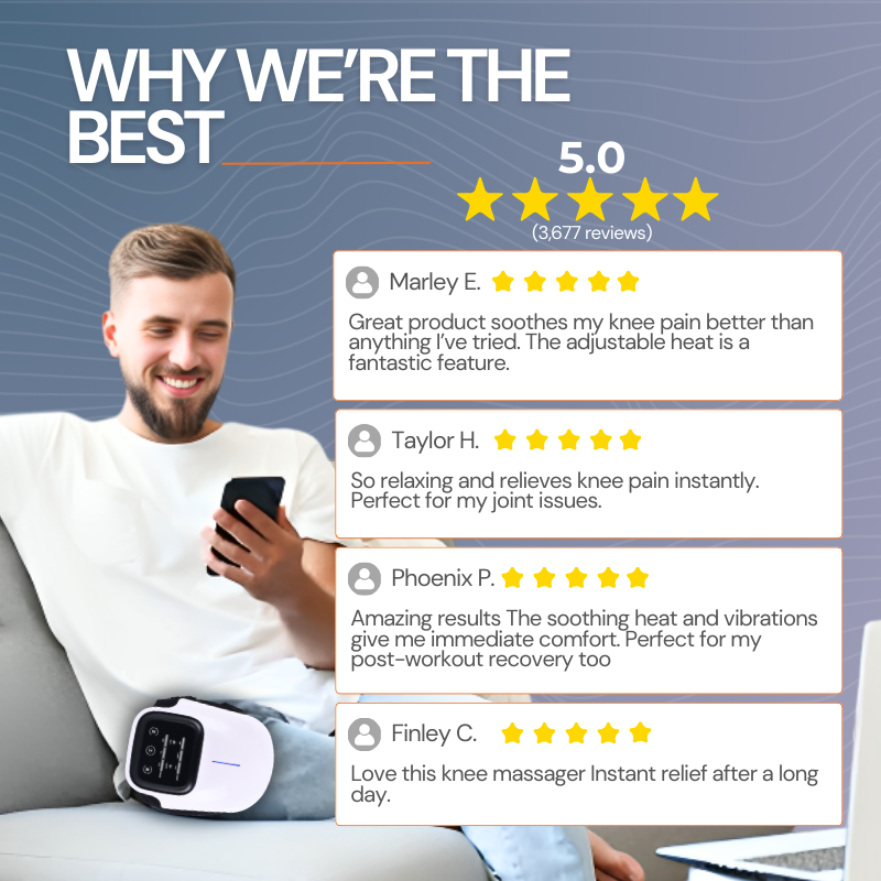Knee Massager with Heat and Vibration — product view