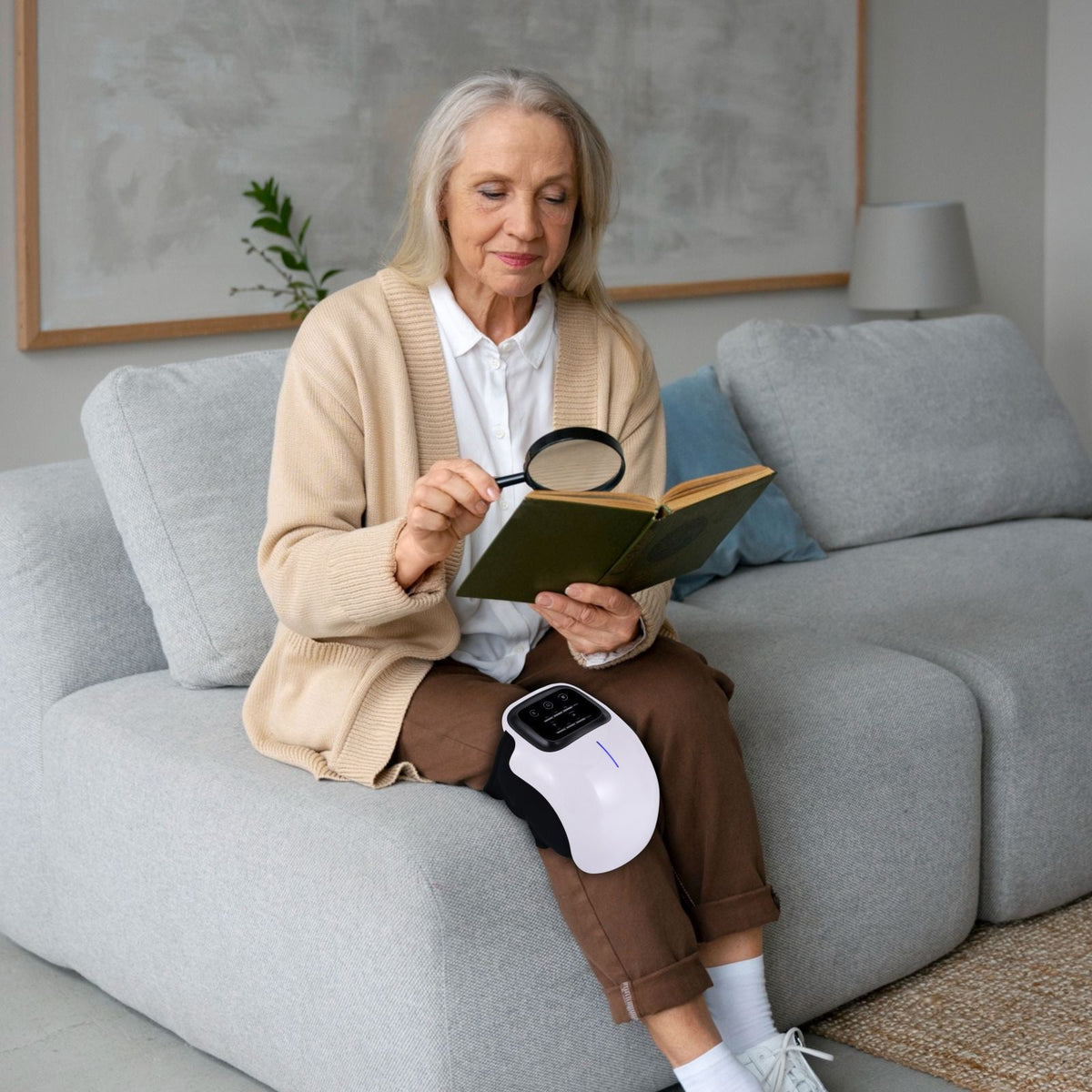 Knee Massager with Heat and Vibration — product view