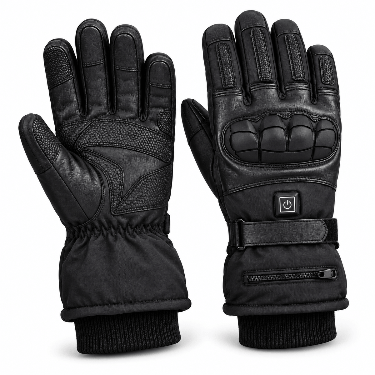 Rechargeable Heated Touchscreen Gloves – Batteries Included