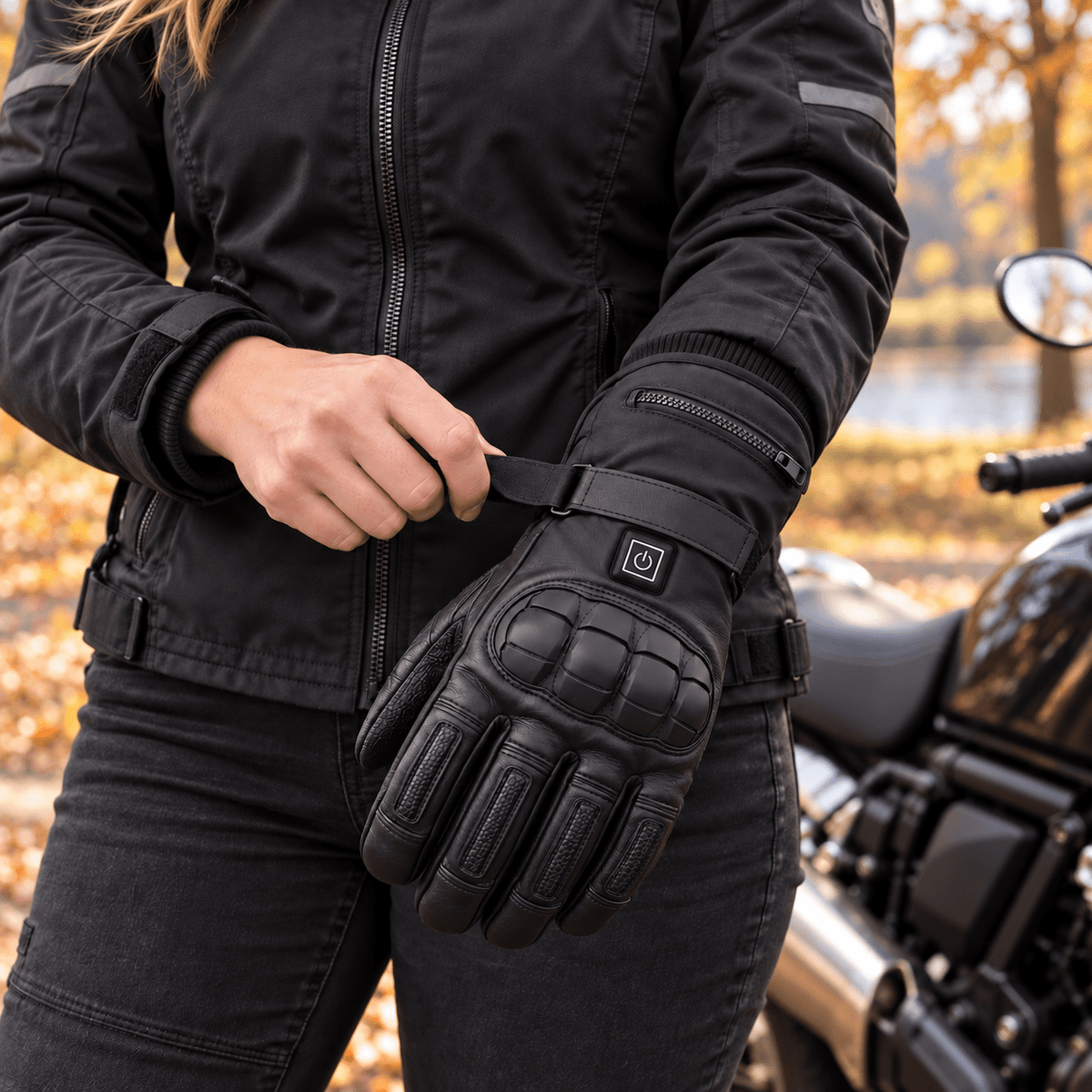 Rechargeable Heated Touchscreen Gloves – Batteries Included