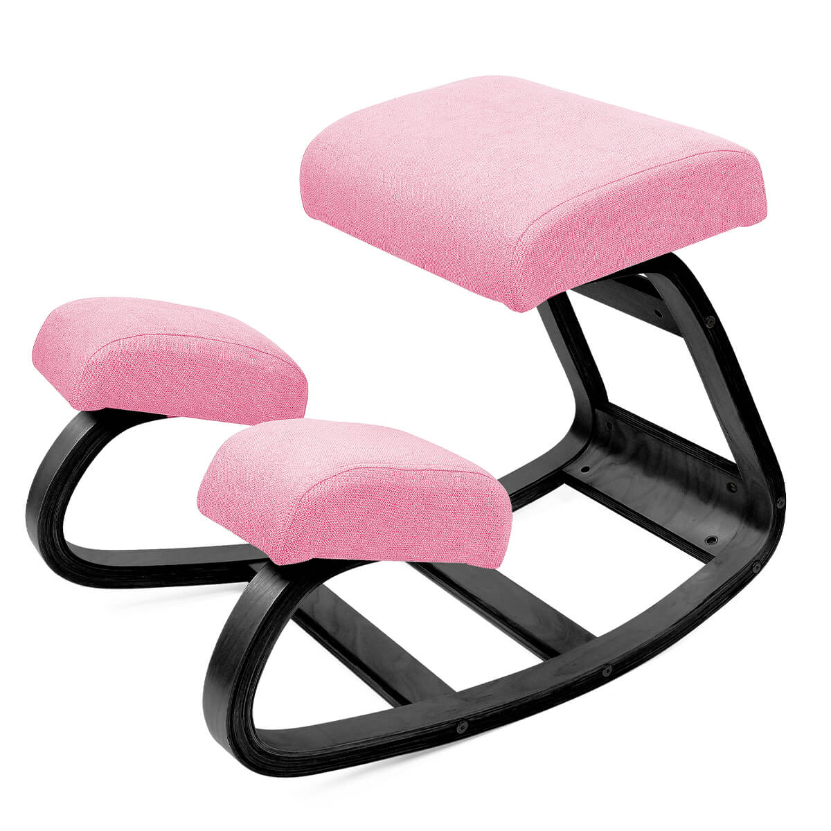 Kneeling Chair with Rocking Wooden Frame and Padded Supports — product view