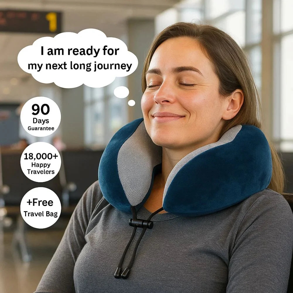 Memory Foam Travel Pillow – product view 6