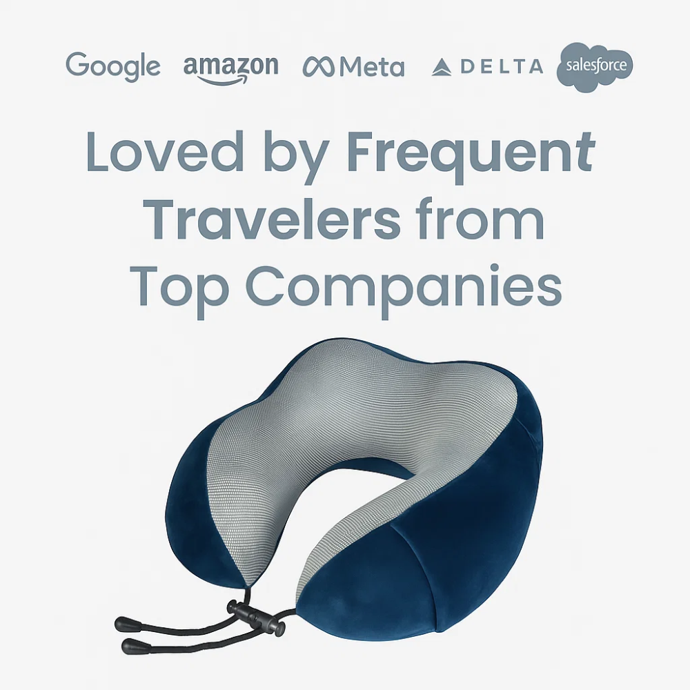 Memory Foam Travel Pillow – product view 4