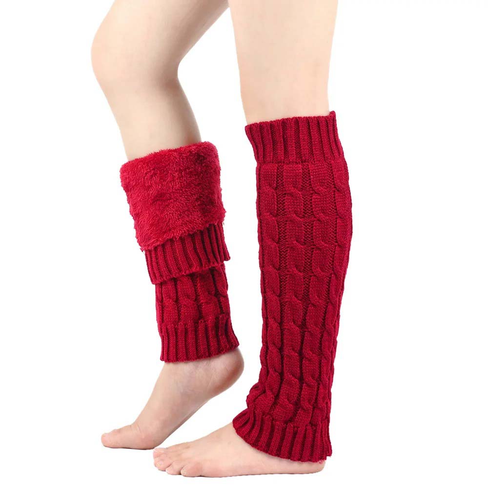 Fleece-Lined Thermal Leg Warmers – product view 4