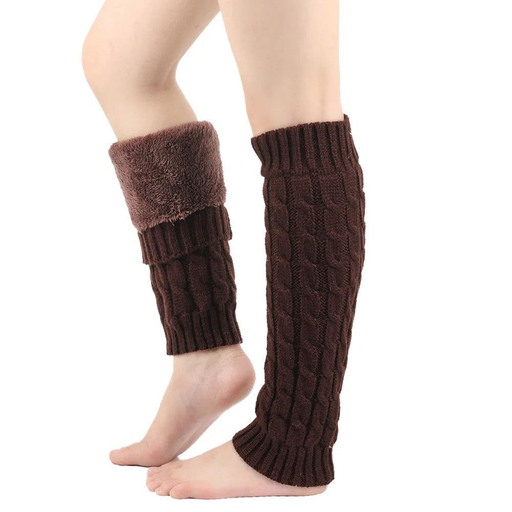 Fleece-Lined Thermal Leg Warmers – product view 3