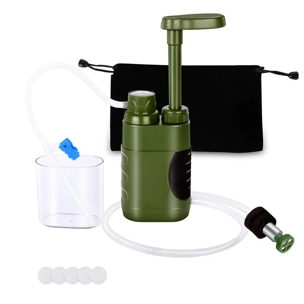 Portable Hand-Pump Water Filtration System – product view
