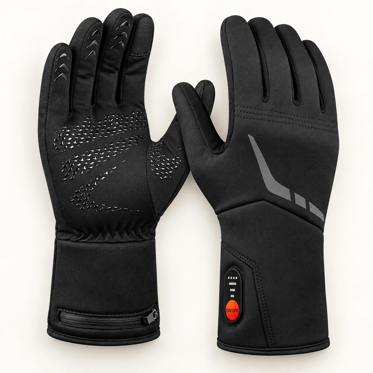 Rechargeable Heated Glove Liners – Touchscreen Tips & Batteries Included