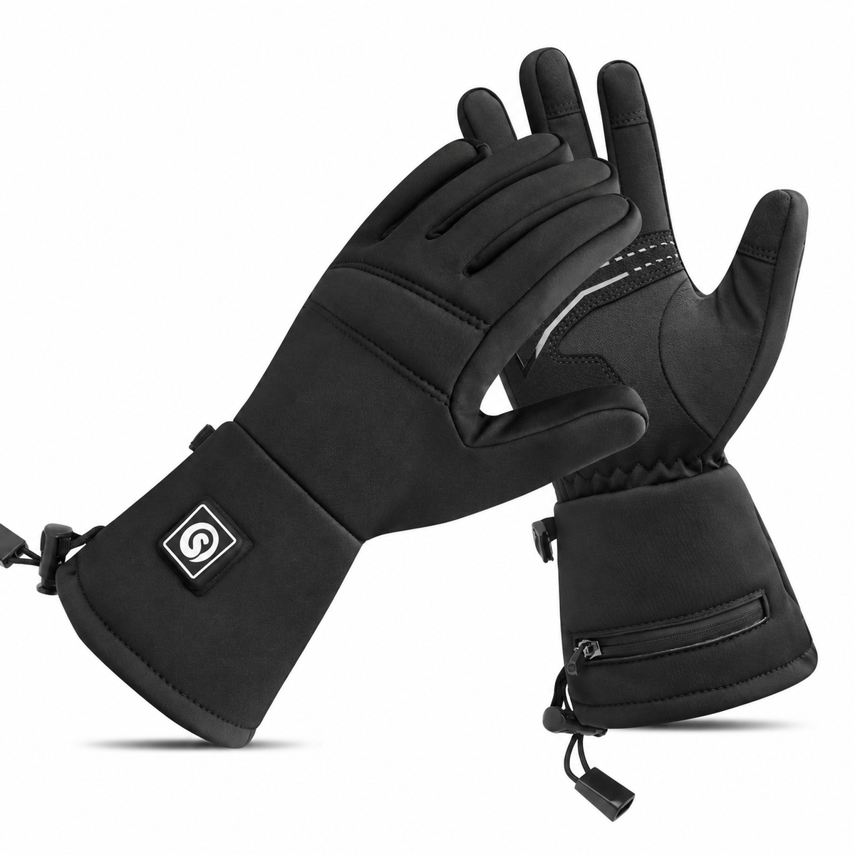 Rechargeable Heated Winter Gloves – 3 Heat Settings & Batteries Included