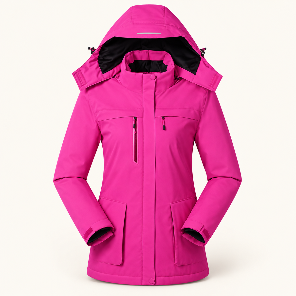 Women’s Heated Hooded Jacket – 10,000mAh Power Bank Included