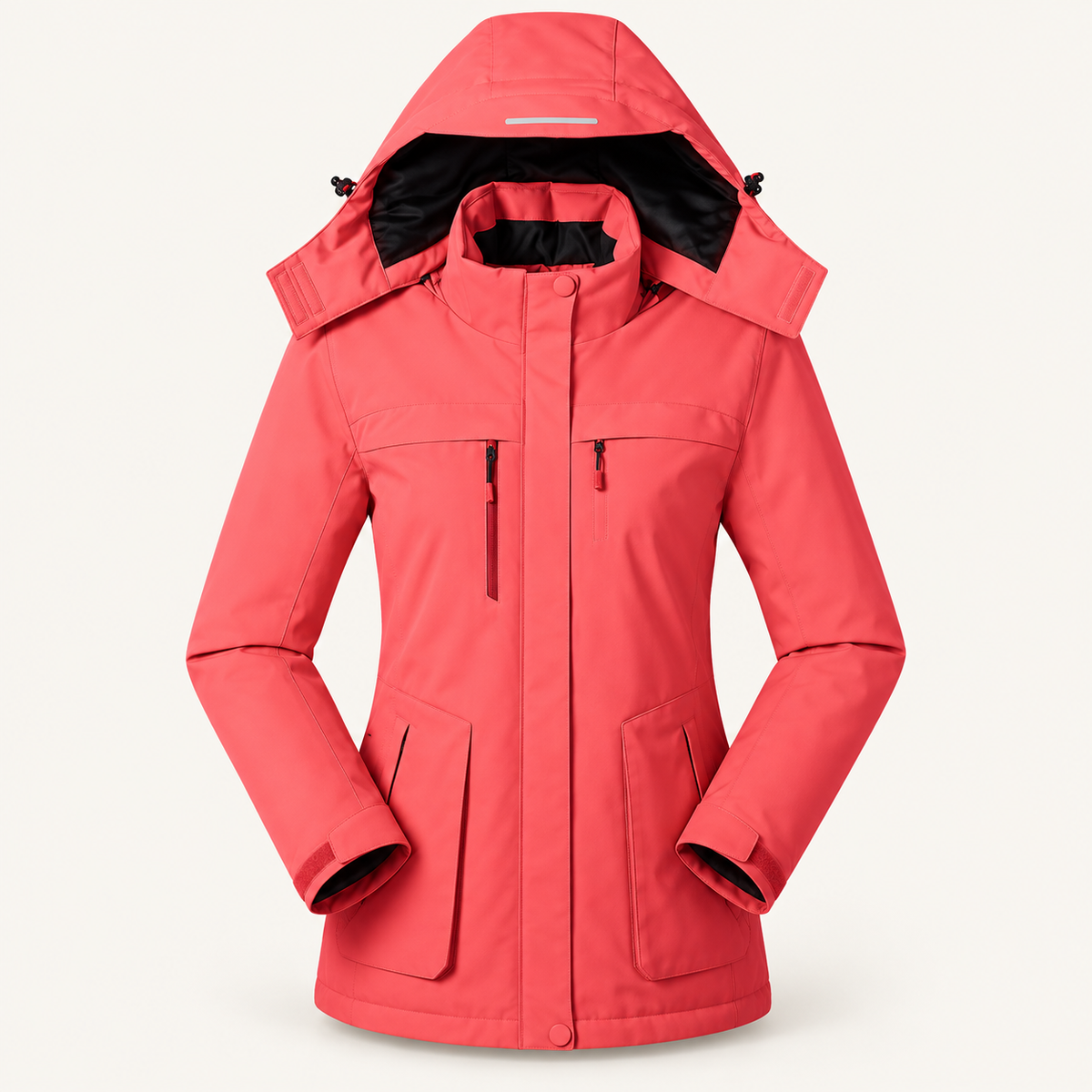 Women’s Heated Hooded Jacket – 10,000mAh Power Bank Included