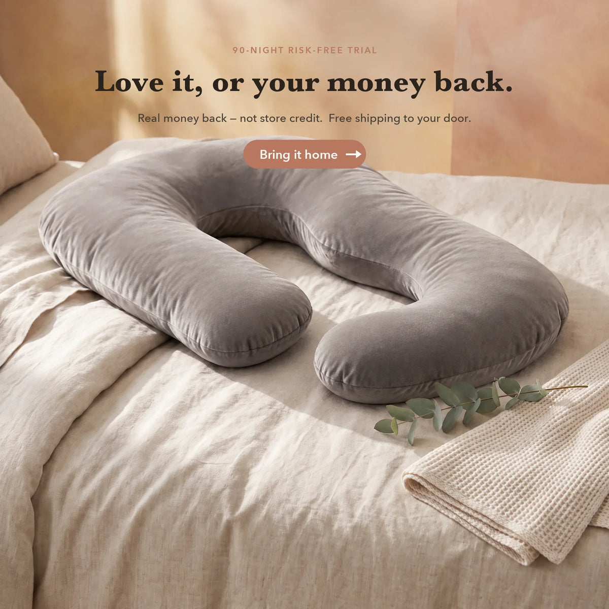 Full-Length Pregnancy Body Pillow – product view 