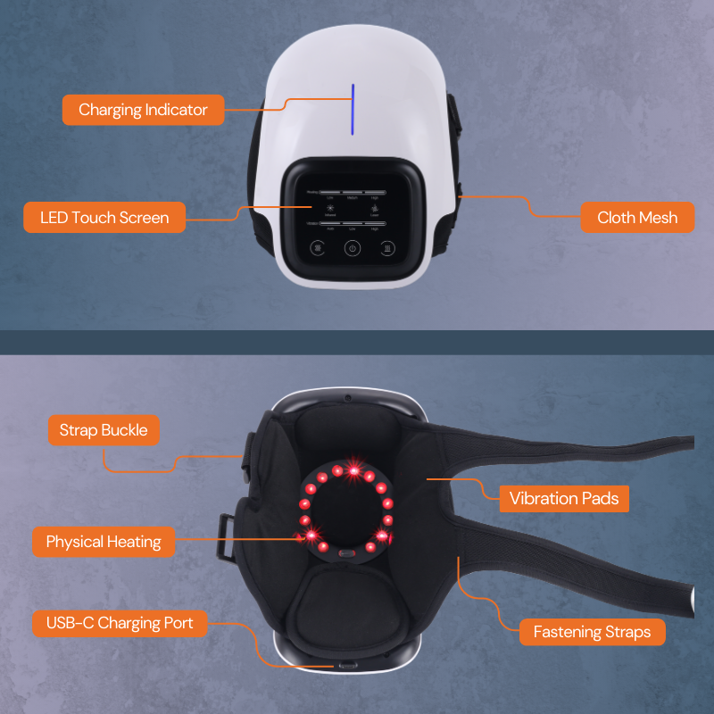 Knee Massager with Heat and Vibration — product view