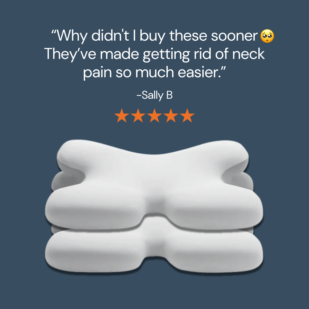 Contoured Memory Foam Neck Pillow – product view 