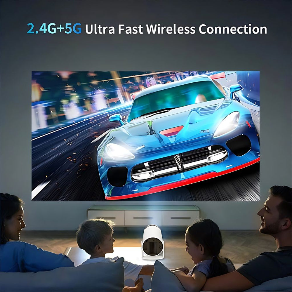 Portable Mini Projector with Wi-Fi and Bluetooth — product view
