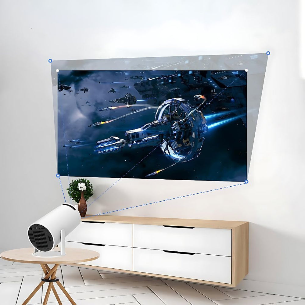 Portable Mini Projector with Wi-Fi and Bluetooth — product view