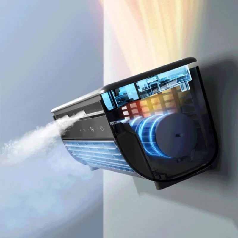 Portable Rechargeable Desk Fan – product view 