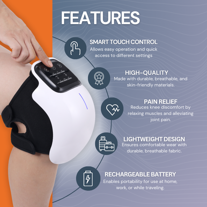 Knee Massager with Heat and Vibration — product view