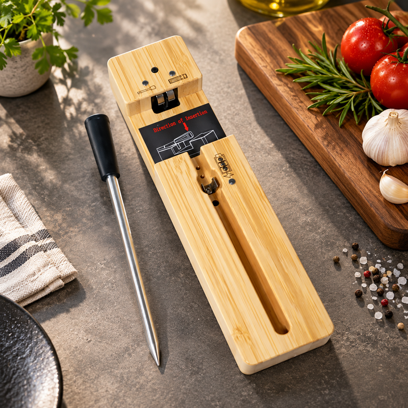 Wireless Bluetooth Meat Thermometer with Charging Base — product view