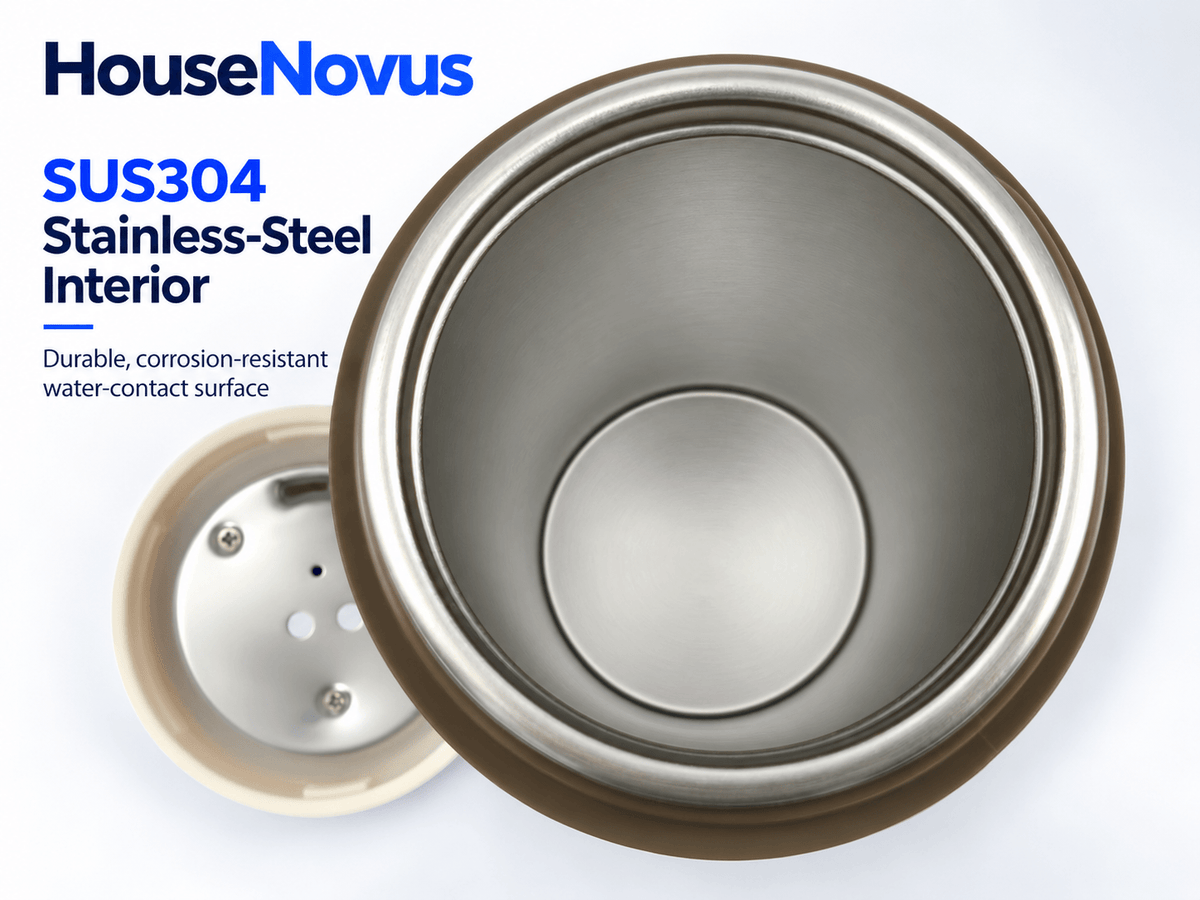 Portable Electric Travel Kettle 600ml – Compact Water Boiler | HouseNovus