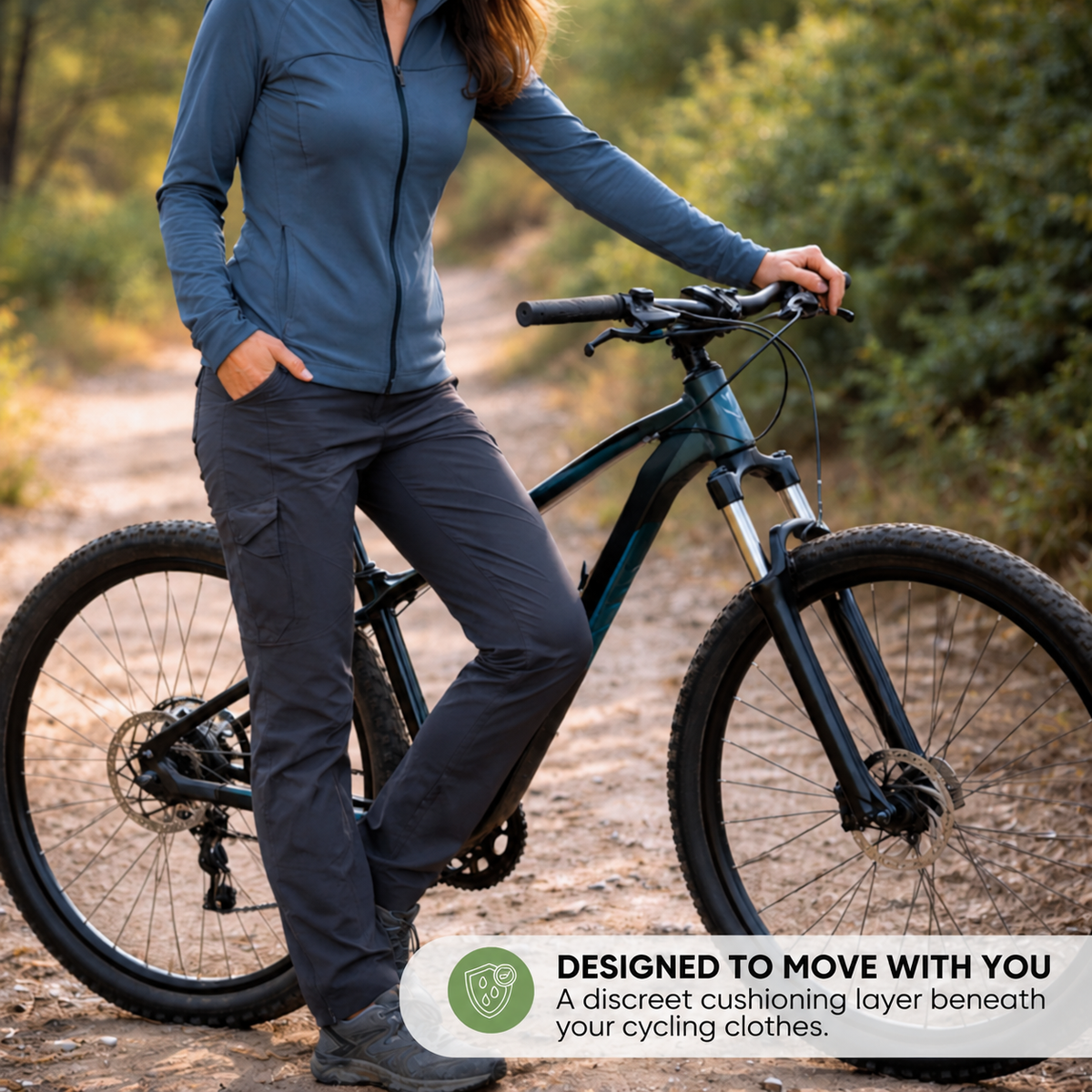 Women’s Padded Cycling Underwear – 4D Gel Pad – product features