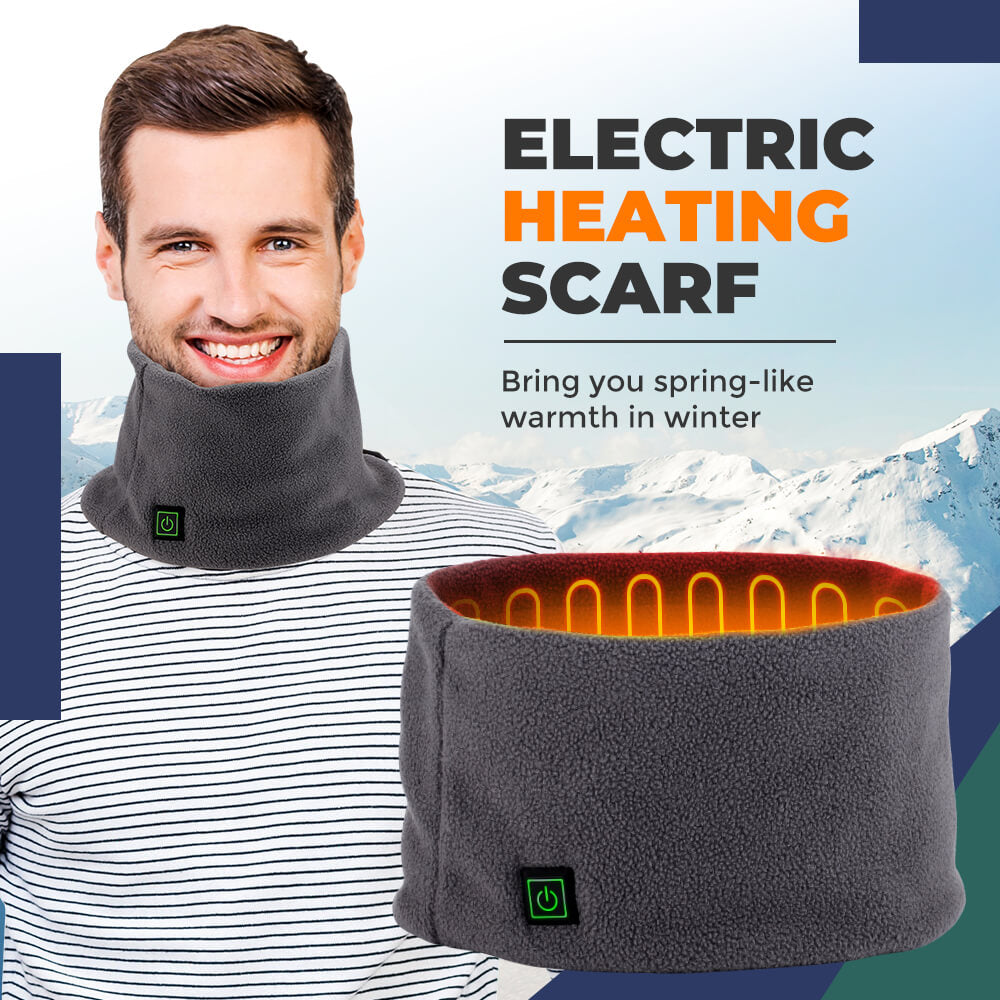 Men’s & Women’s Heated Neck Warmer – USB Heating with 3 Heat Settings