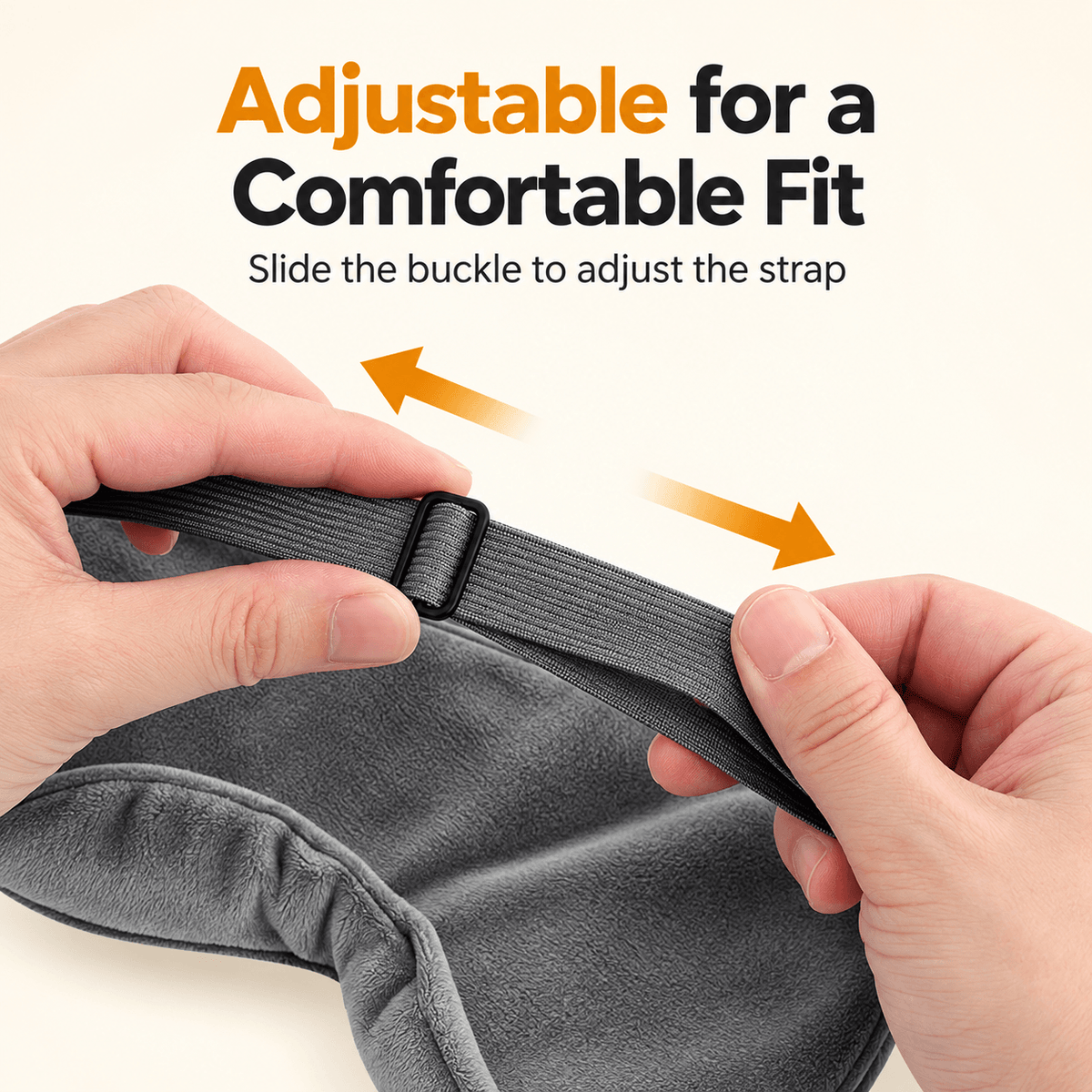 Rechargeable Heated Eye Mask – Cordless Warmth, 3 Heat Settings & 15-Minute Timer