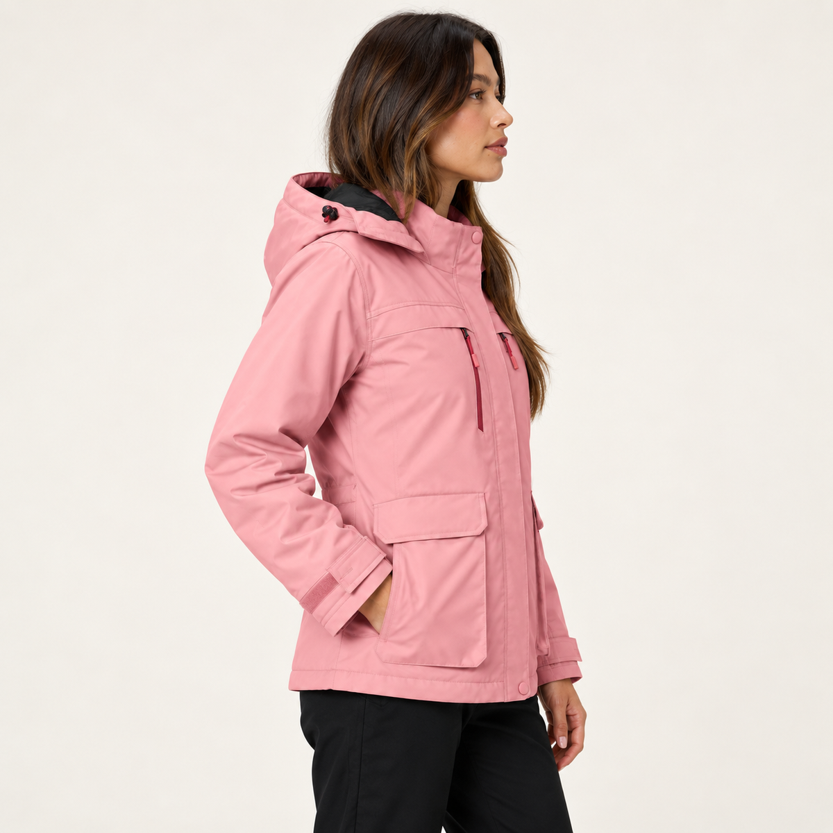 Women’s Heated Hooded Jacket – 10,000mAh Power Bank Included