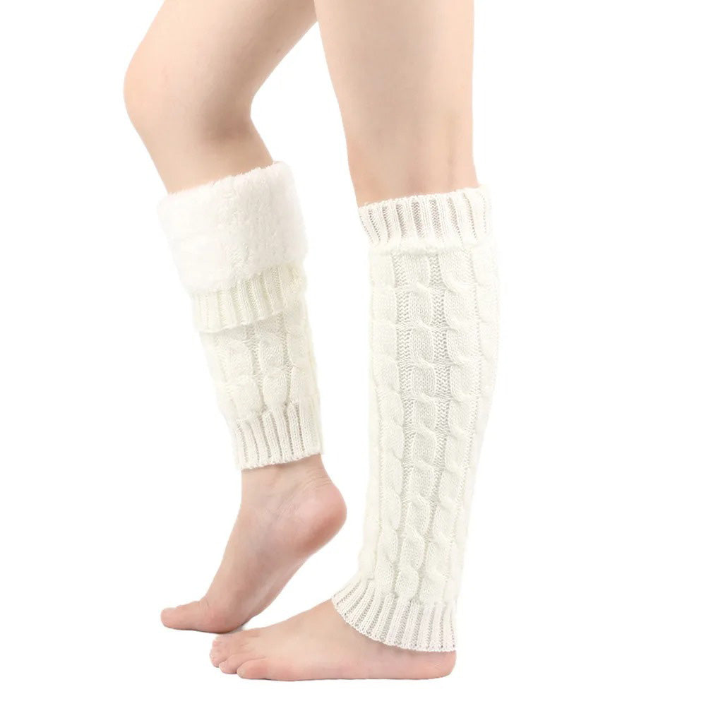 Fleece-Lined Thermal Leg Warmers – product view 
