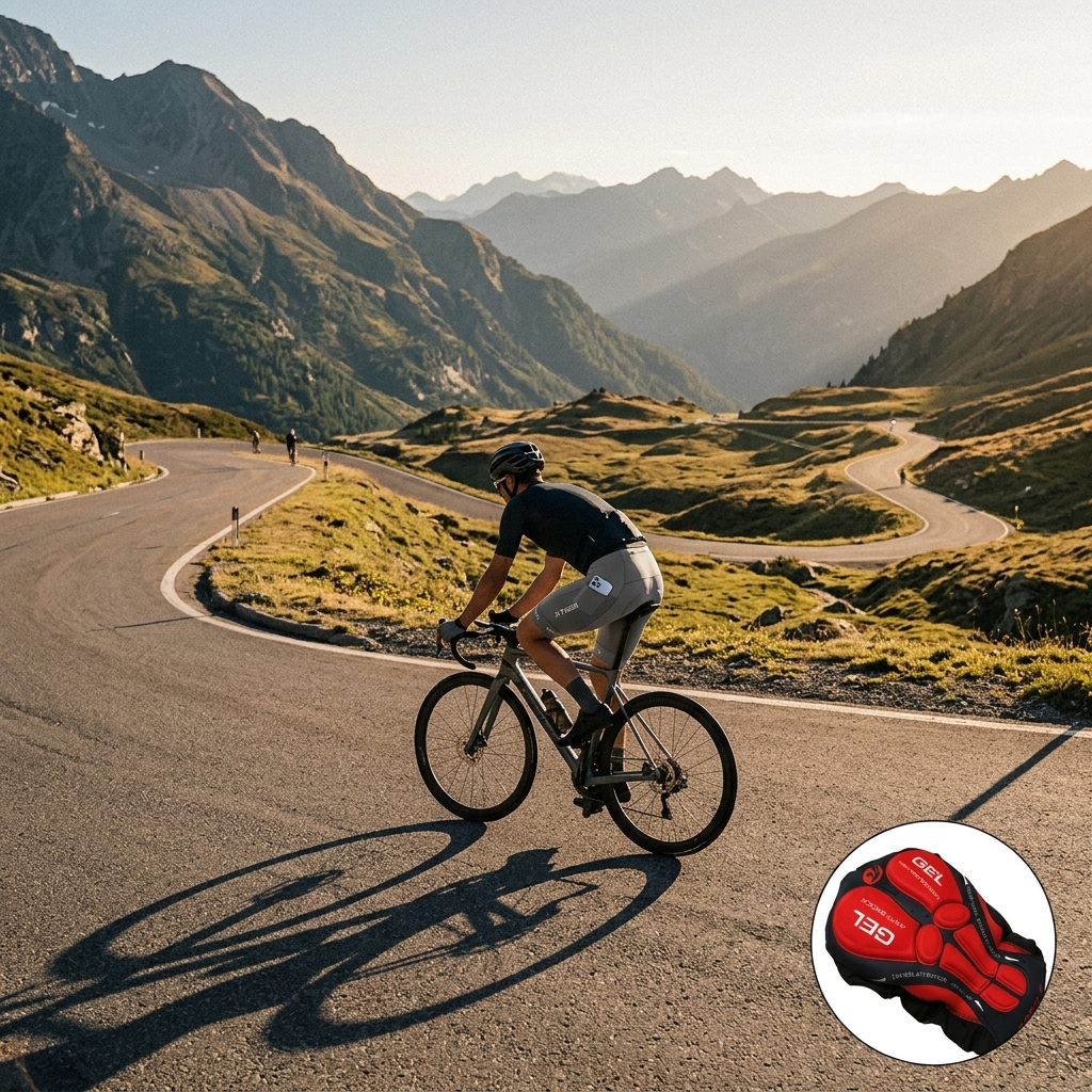 Men’s Padded Cycling Shorts — product view