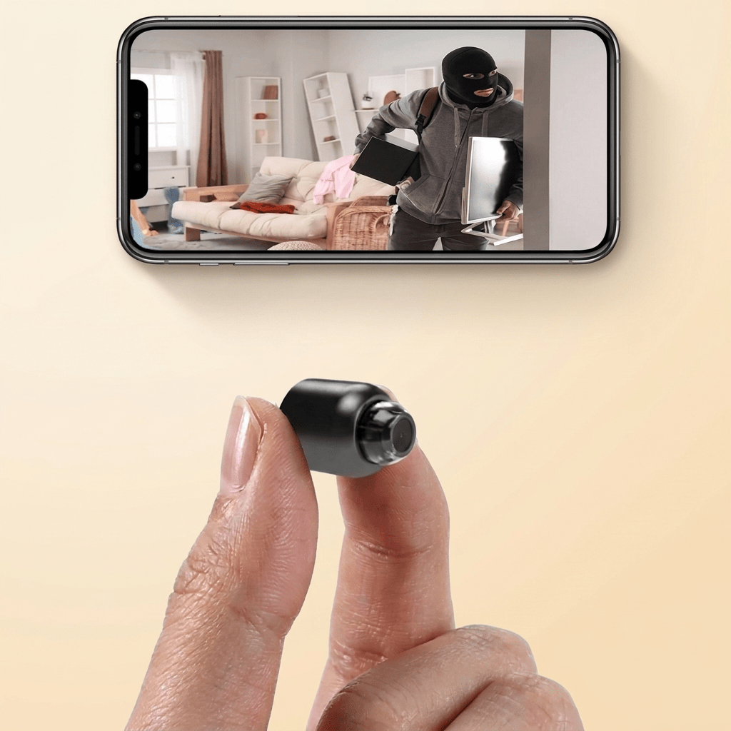 Compact Wi-Fi Home Camera with Night Vision – product view 1