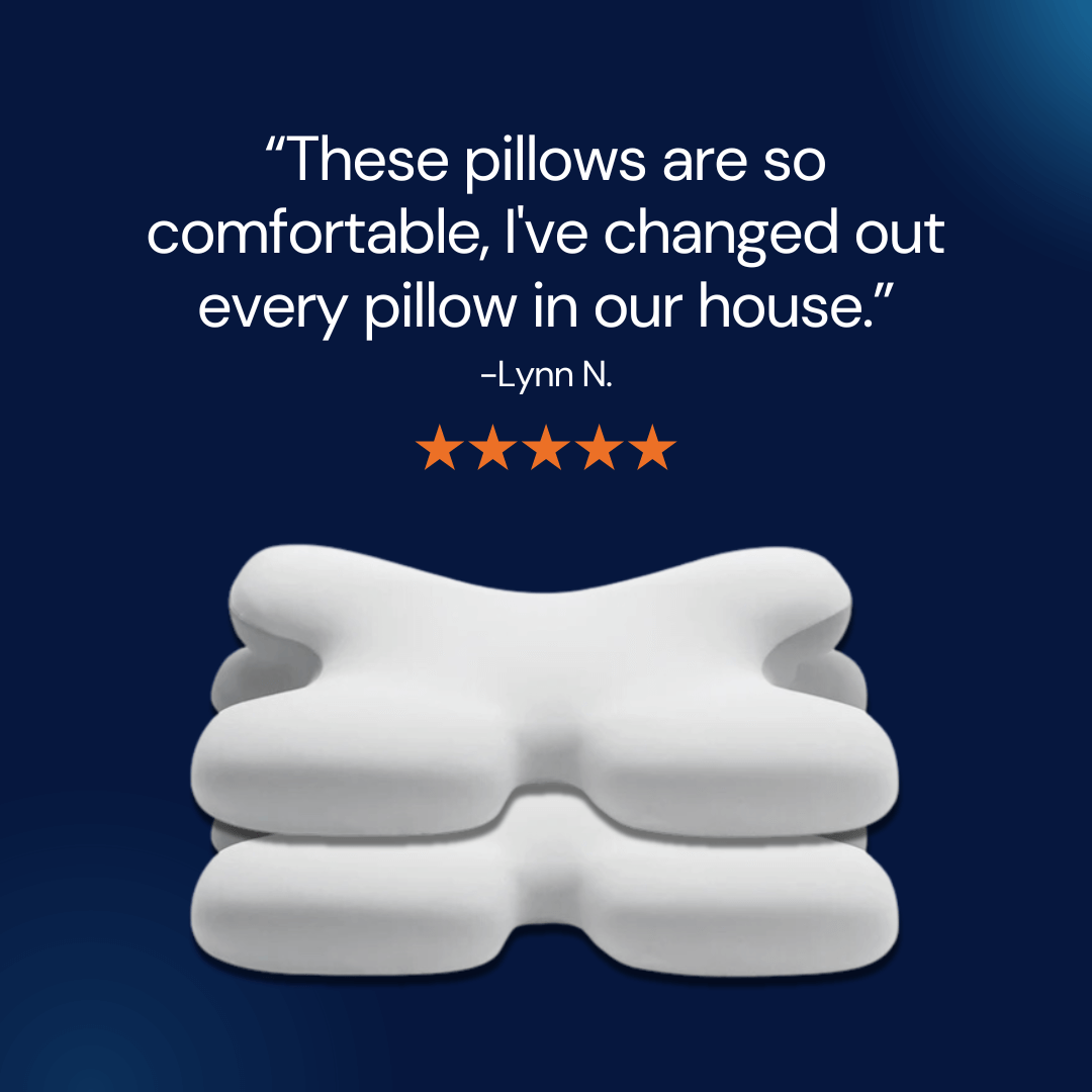Contoured Memory Foam Neck Pillow – product view 