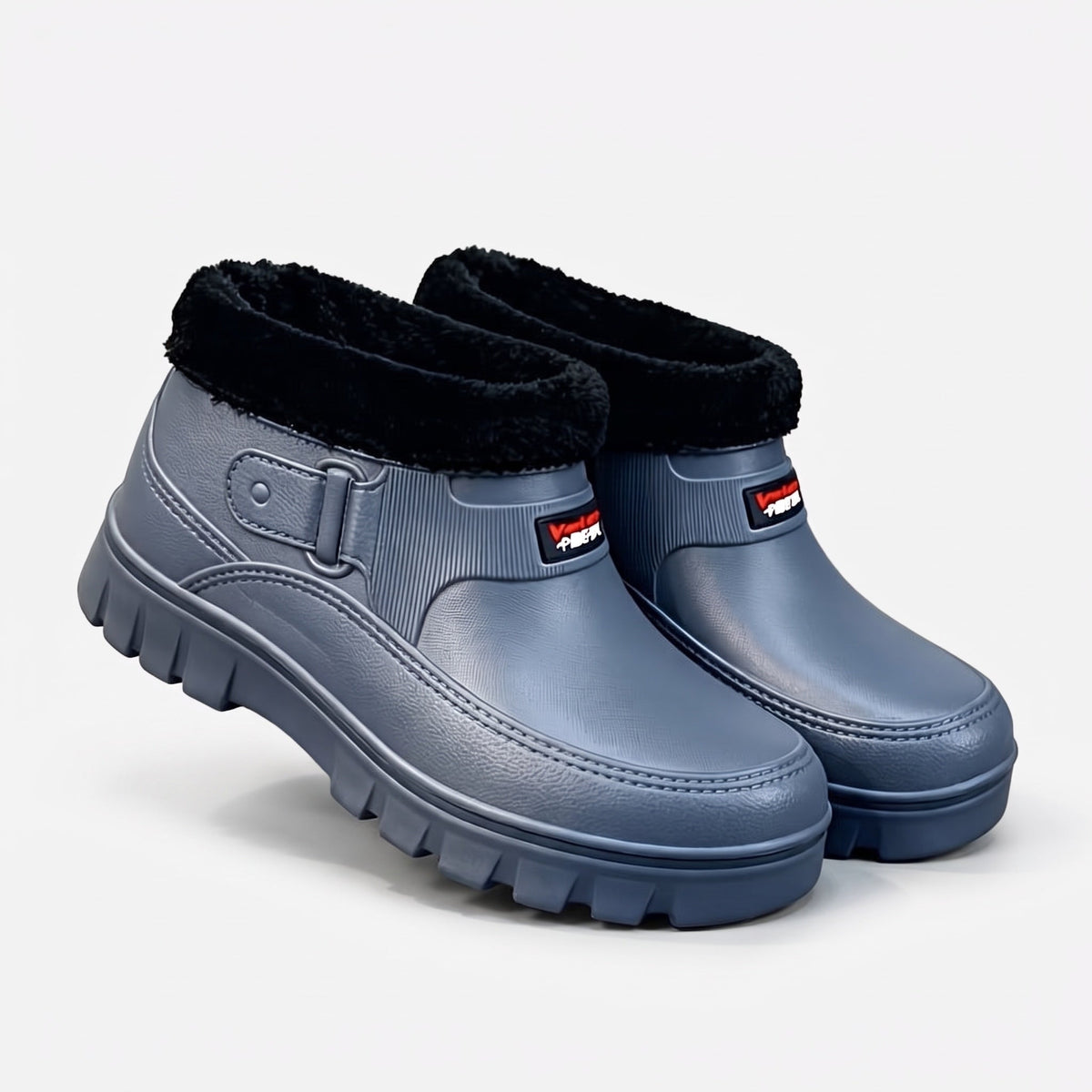 Men’s Plush-Lined Winter Ankle Boots – main product view